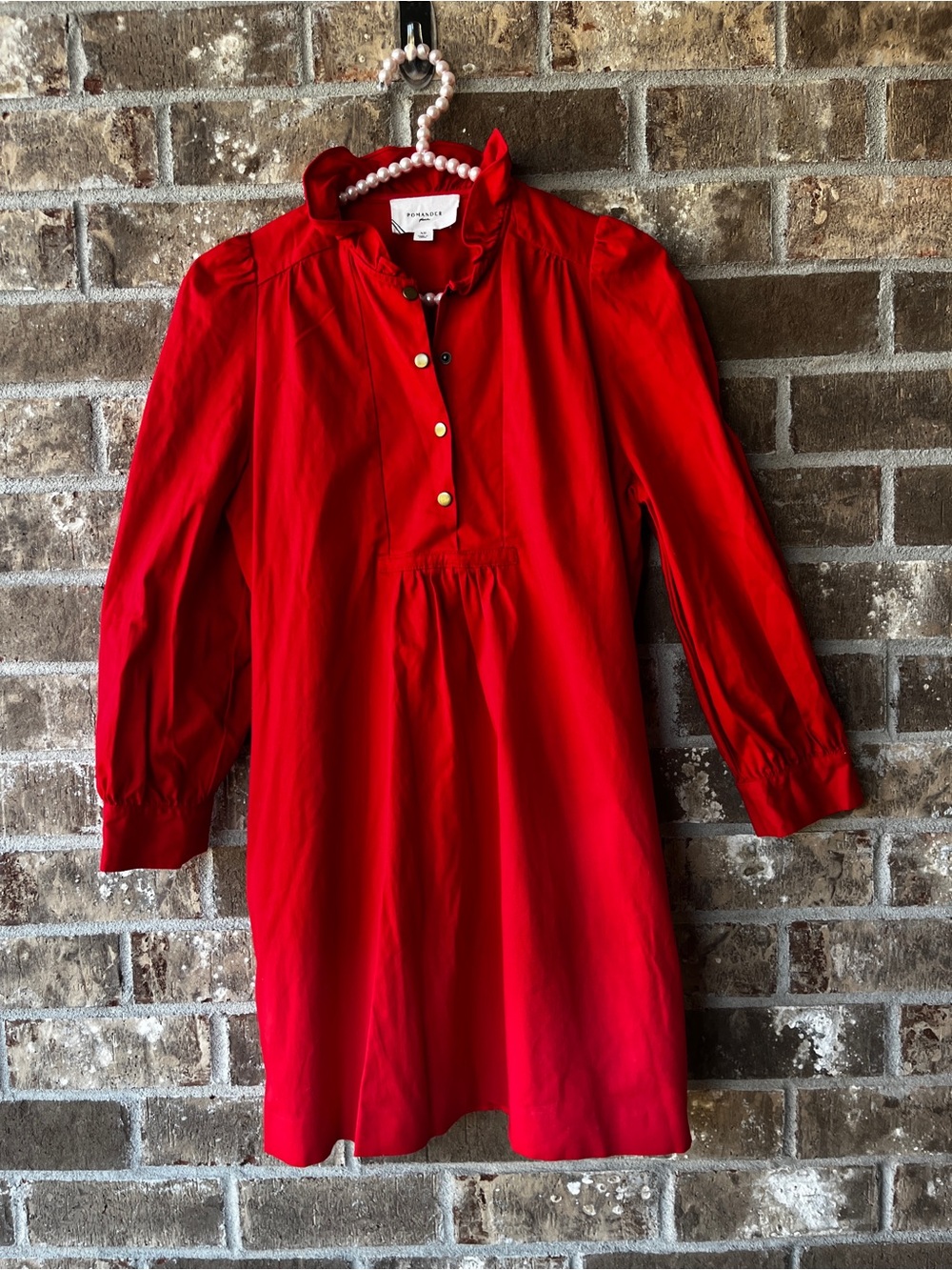 Pomander Place Red Claiborne Dress in XS